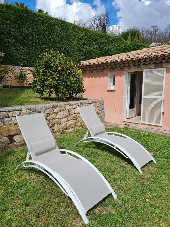 Adorable Maison Independante 30M2 Avec Piscine En Saison Cabris Zewnętrze zdjęcie